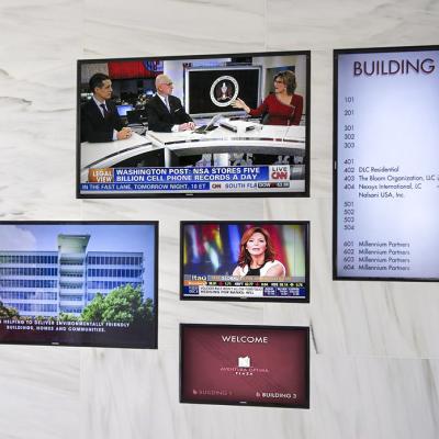 Multimedia Wall For Corporate Office Plaza