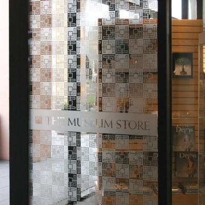 Etched Window Lettering