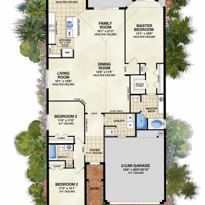 Colored Floorplan